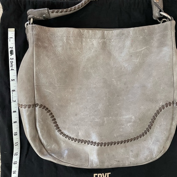 Beautiful Frye leather hobo bag can be used as crossbody too. - Picture 4 of 5